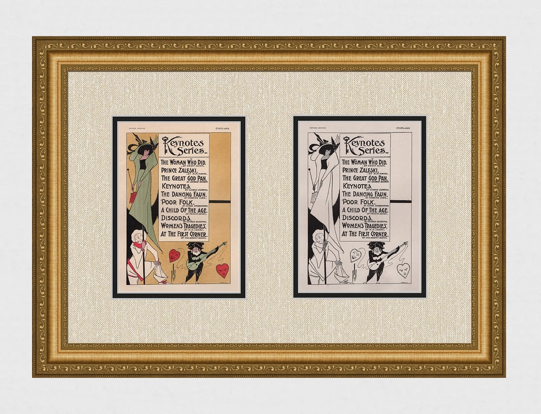 1897 Aubrey Beardsley Keynote Series one of 25 on Japon with proof (1 of 9)