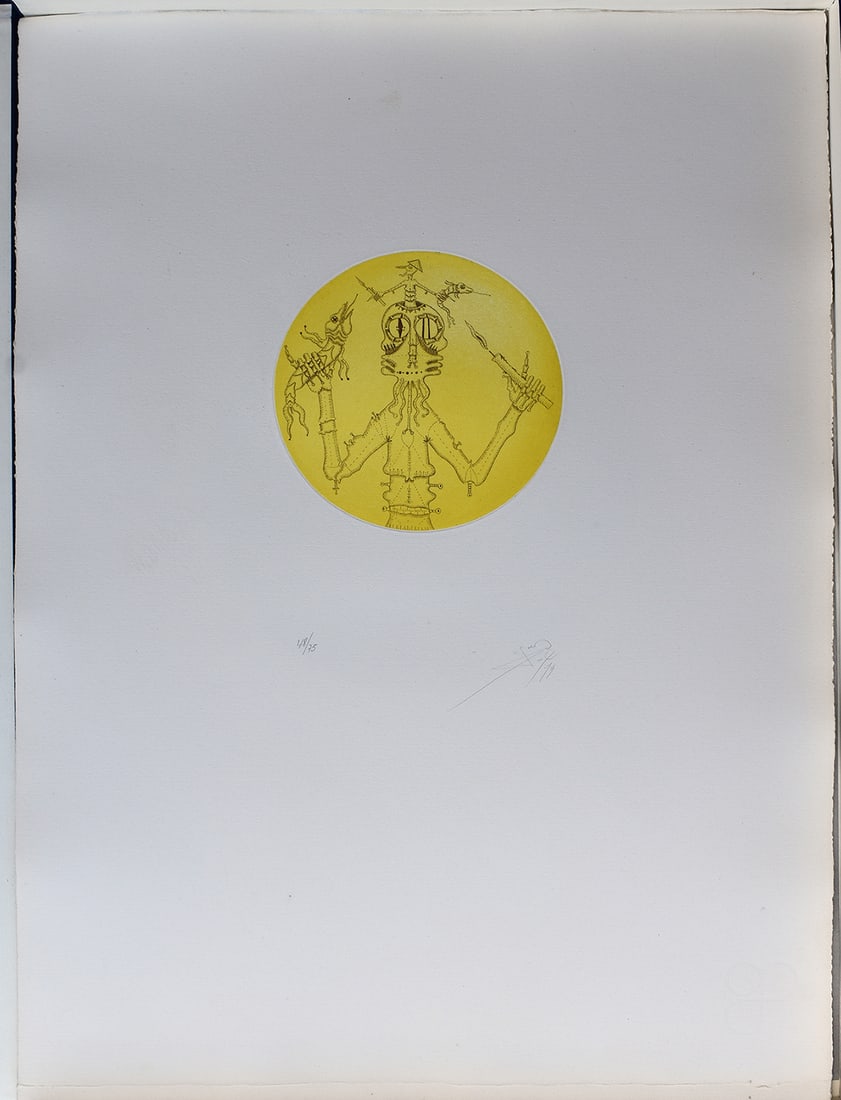 Joan Ponc 1973 Etching Esquitx Signed Numbered (1 of 5)
