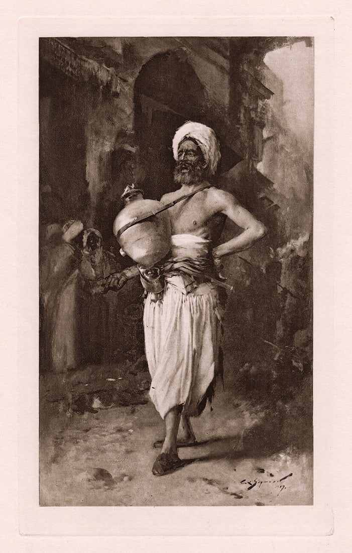George Seymour A Seller of Sherbet 1888 print (1 of 2)