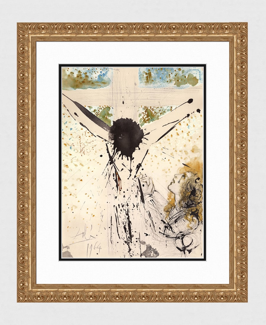 Salvador Dali Crucifixtion Original Biblia Sacra Framed (1 of 4)
