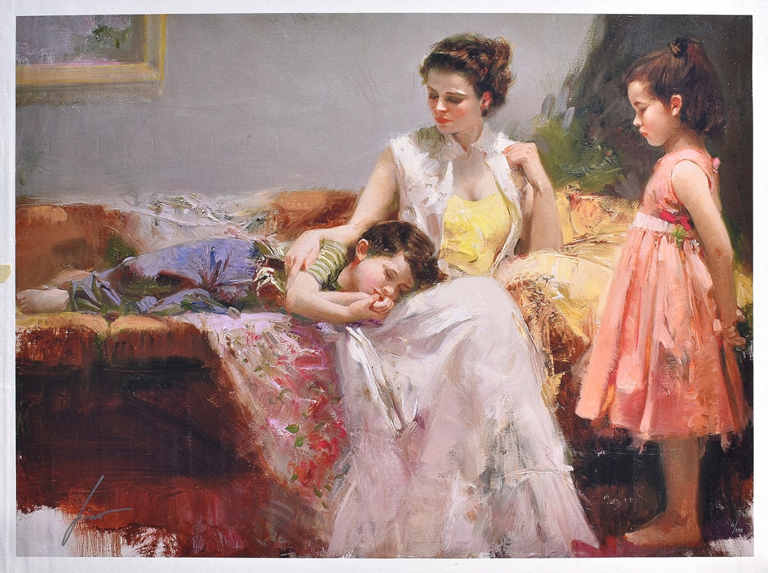 PINO Canvas Giclee "A Soft Place in My Heart" SIGNED Limited Edition (1 of 4)