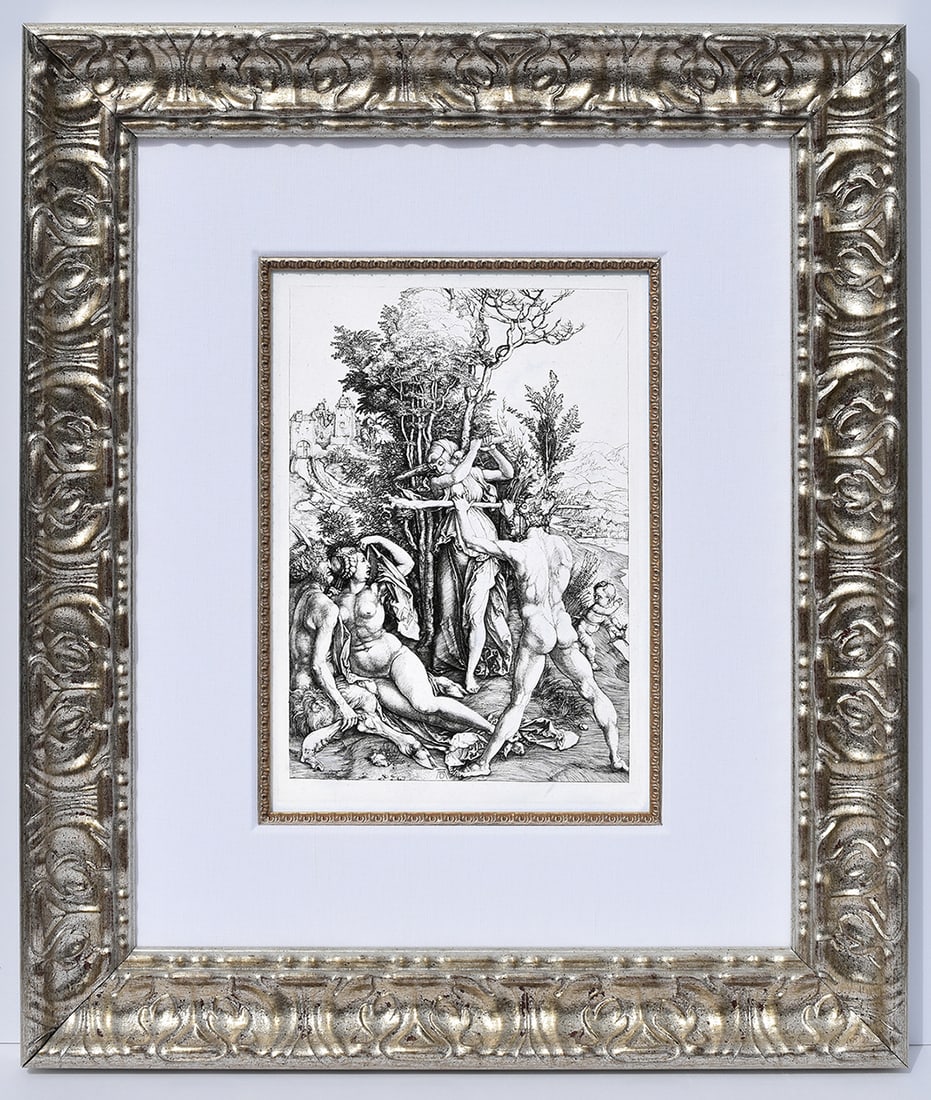 Albrecht Durer Hercules at the Crossroads DURAND engraving signed (1 of 6)