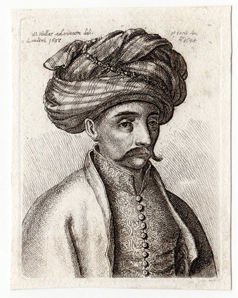 Wenceslaus Hollar Portrait of a Man in a Turban - Nov 23, 2013 | KCM