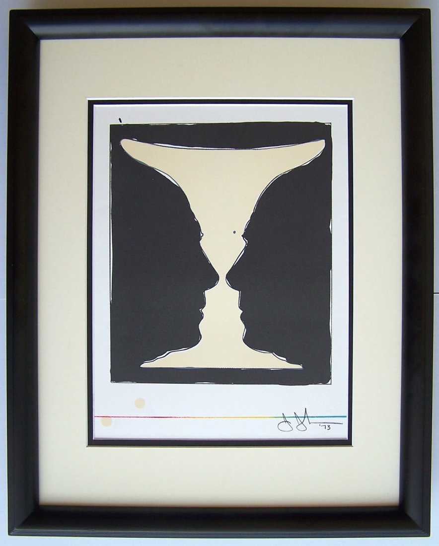 Jasper Johns Cup 2 Picasso Lithograph: Johns, Jasper. Cup 2 Picasso, Color lithograph, signed in the plate. 10 1/4 x 14 1/4 inches. Comes with a Certificate of Authenticity. Notes: Plates were prepared at ULAE in New York and then Printed