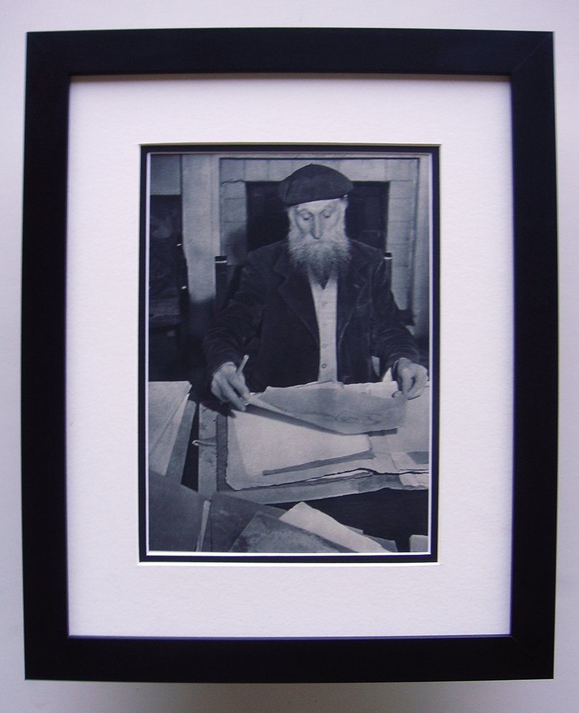 Brassai Aristide Maillol's Studio photogravure: Brassai (1899-1984) "Aristide Maillol's studio" Photogravure, 1937-1940. Double matted and framed in contemporary black frame. Framed dimensions 17 x 21 inches. Comes with a Certificate of Authenticit