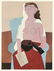 Pablo Picasso 1930 Pochoir Femme Assise