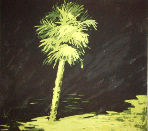 Peter Alexander Brooks Signed Original: Alexander, Peter (California artist) "Brooks" Limited edition lithograph, hand signed and numbered by the artist from an edition of 75. 22 x 30 inches. Comes with a certificate of authenticity.