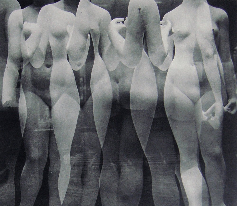 Erwin Blumenfeld photogravure framed: Blumenfeld, Erwin (1897 - 1969). "Nude Sculpture - Aristide Maillol" Photogravure, 1937-1940. Double matted and framed in contemporary black frame. Framed dimensions 16 x 17 inches. Comes with a Certi