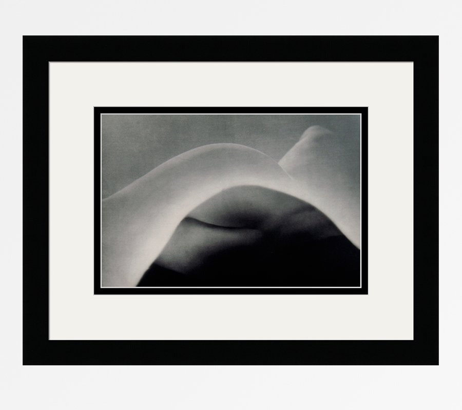 Erwin Blumenfeld photogravure framed: Blumenfeld, Erwin (1897 - 1969). "Nude" Photogravure, 1937-1940. Double matted and framed in contemporary black frame. Framed dimensions 16 x 17 inches. Comes with a Certificate of Authenticity.