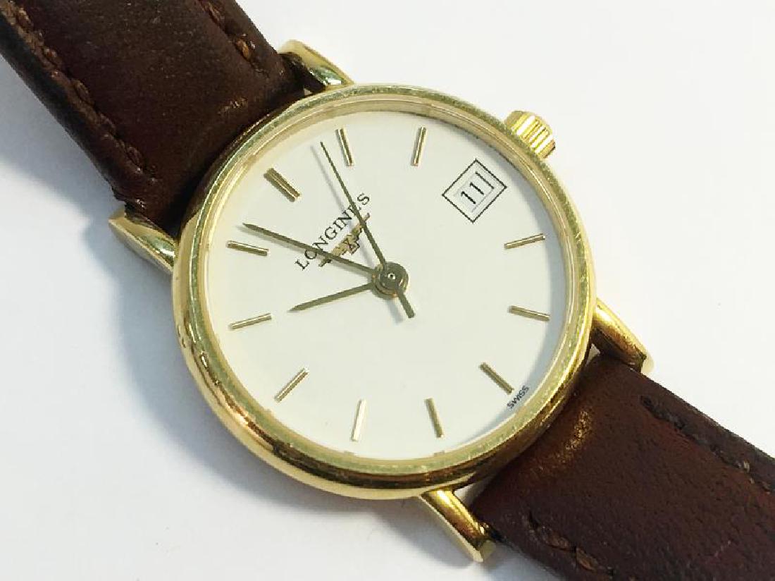 A Longines Ladies Wrist Watch with 18 carat yellow gold (1 of 6)