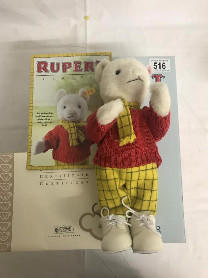 original rupert the bear teddy
