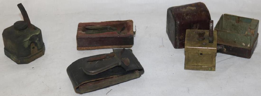 FOUR 19TH C. BLEEDERS AND SCARIFIERS, 3 ARE IN (1 of 6)