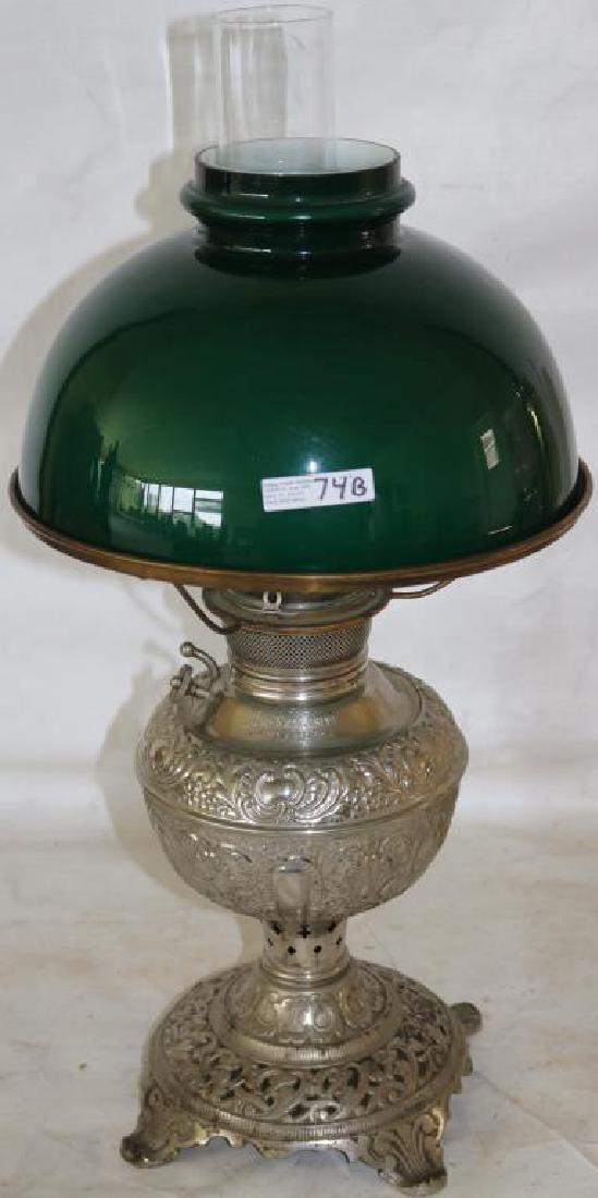THE NON-EXPLOSIVE LAMP, CASED GREEN SHADE (1 of 2)
