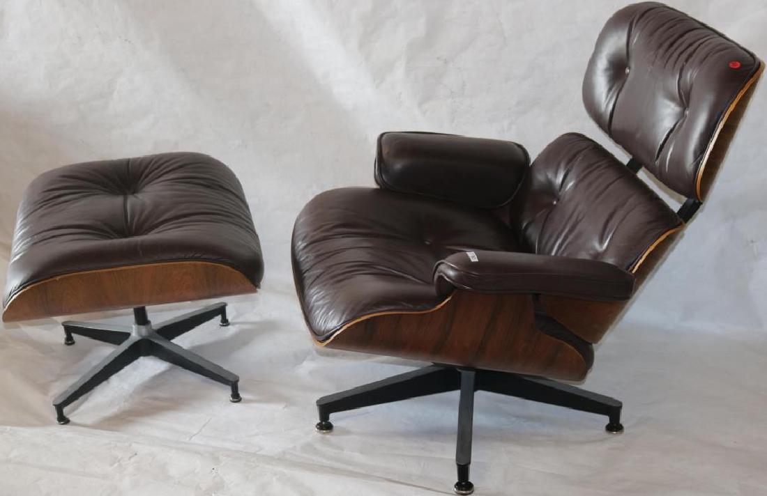 HERMAN MILLER EAMES STRESSLESS CHOCOLATE LEATHER (1 of 9)