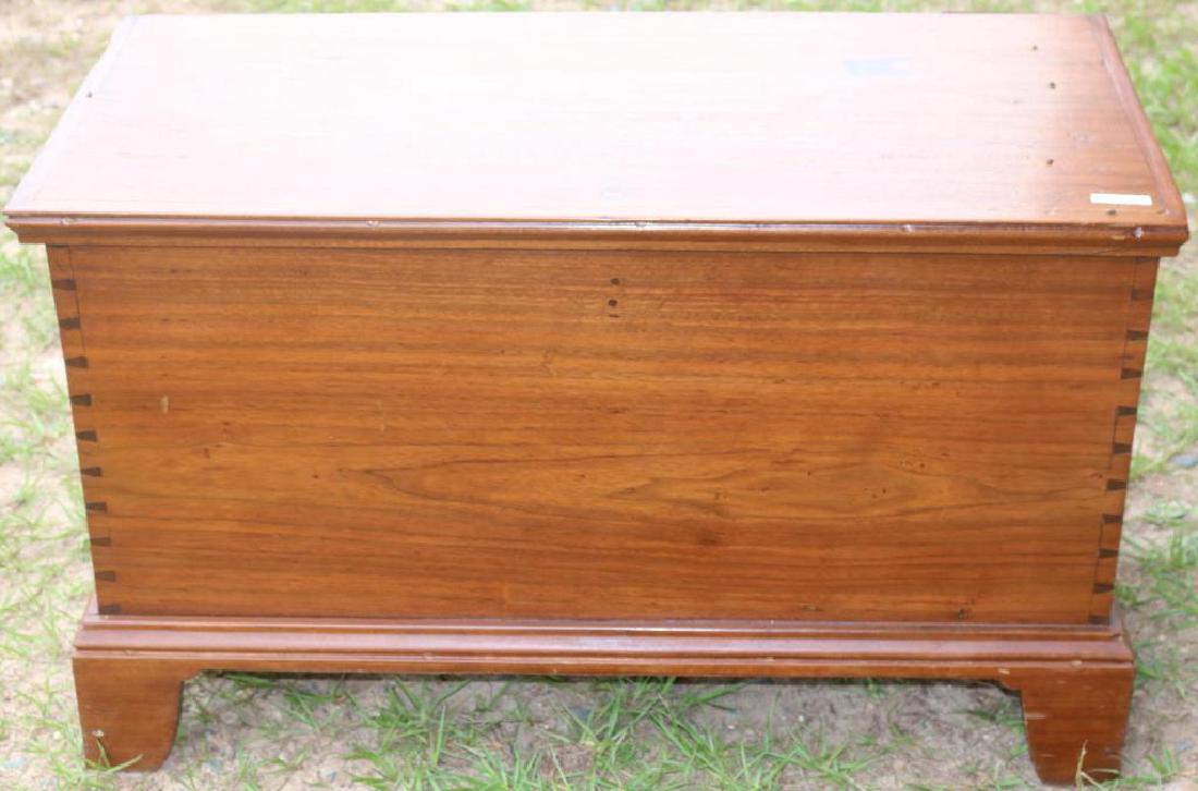 LATE 18TH C. 6 BOARD WALNUT LIFT TOP CHEST (1 of 2)