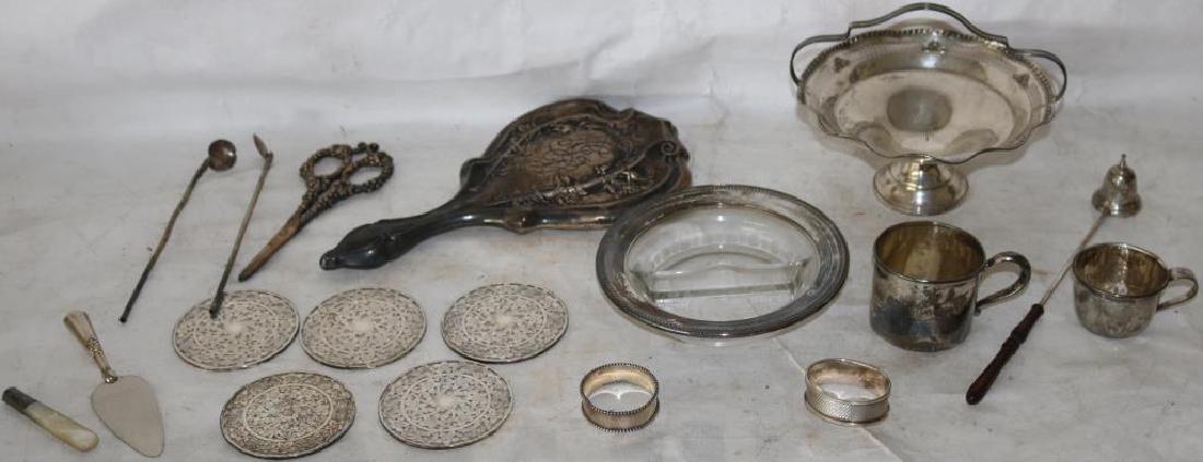 17 PCS STERLING TO INC WEIGHTED HANDLED BOWL, (1 of 2)