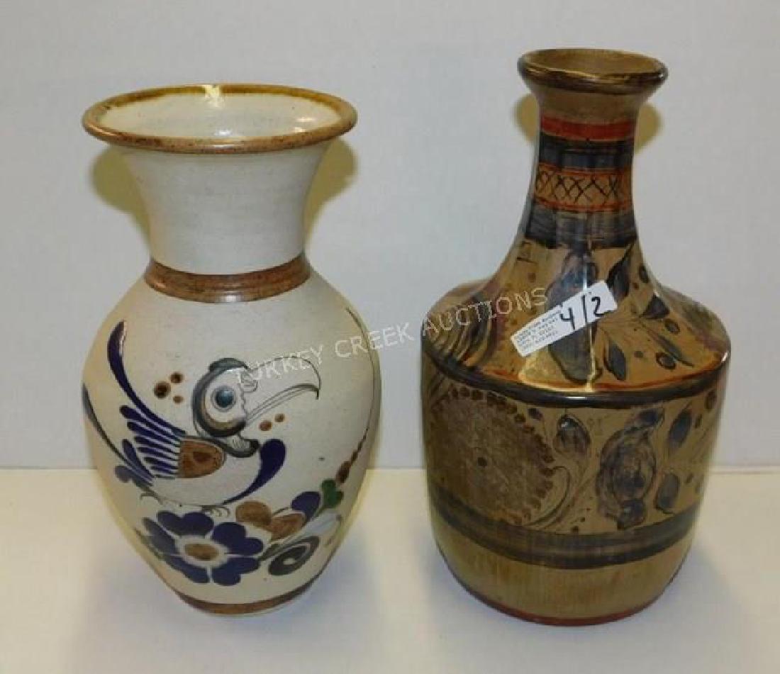 2 Pieces Of Mexican Pottery Vases Mexican Vase 1 Nov 04 2017
