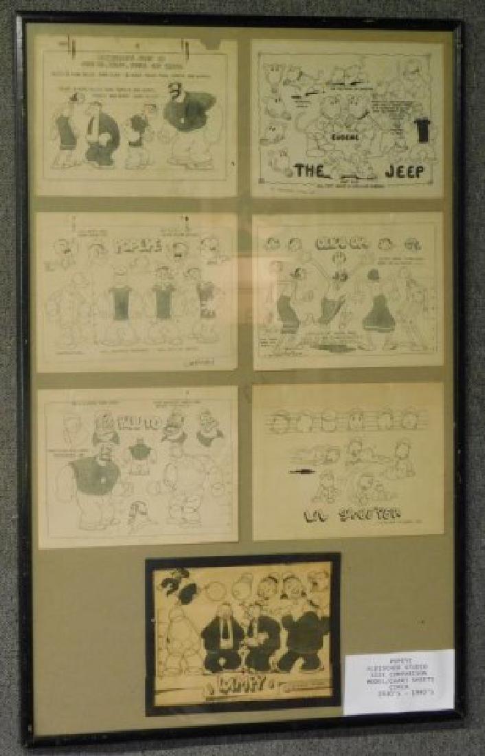 FLEISCHER STUDIOS LATE 1930'S-40'S FRAMED (1 of 1)