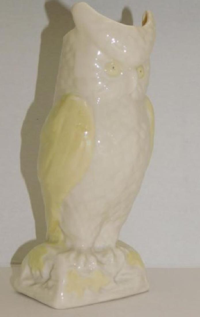 BELLEEK 8.25 INCH TALL OWL SPILL VASE, 6TH/3RD (1 of 5)