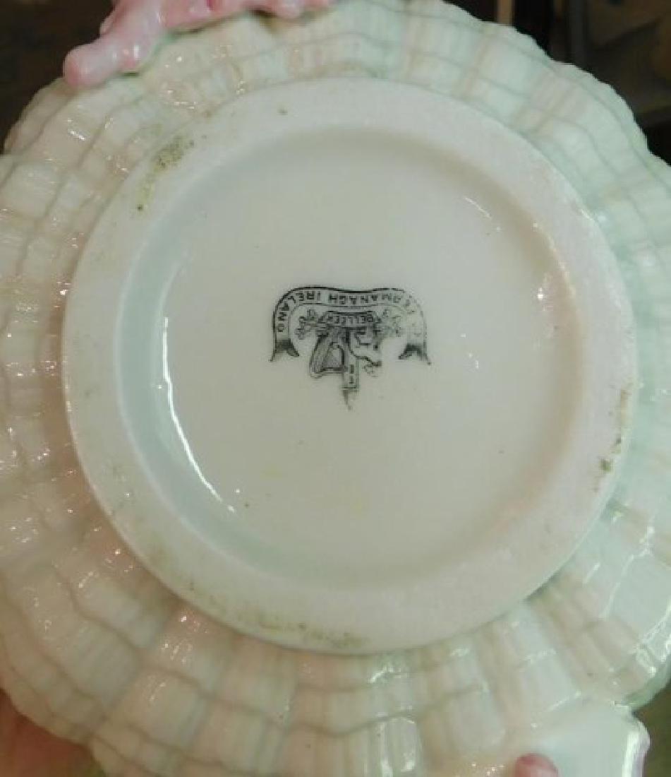 5 PCS. BELLEEK TRIDACNA TEAWARE INC. TEAPOT, (1 of 11)