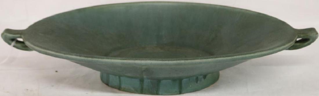 ROSEVILLE CARNELIAN HANDLED BOWL, 3"H X 16 3/"W: SEE PHOTO