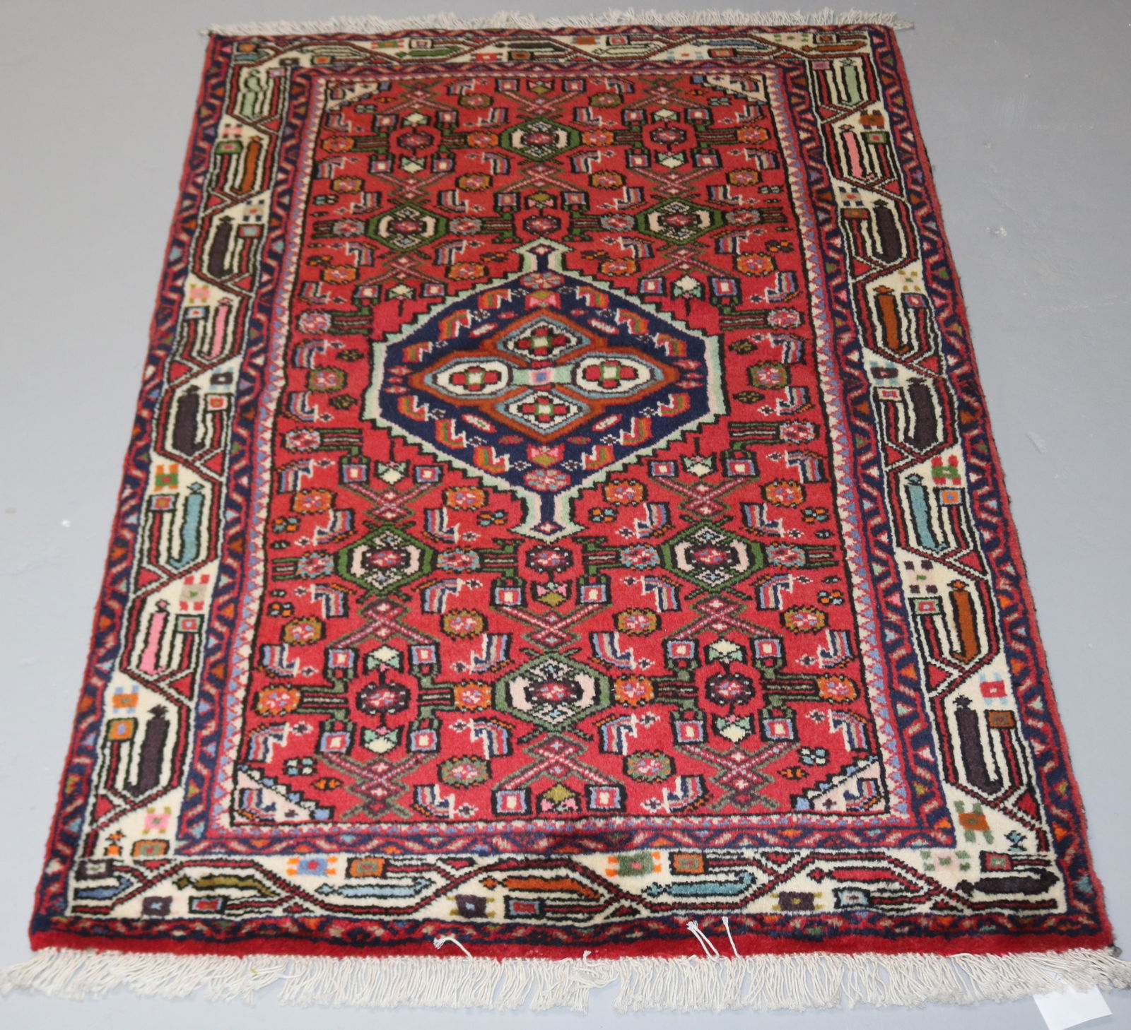 RUG #351, 2' 6" X 4' 2" HAMADAN: SEE PHOTO