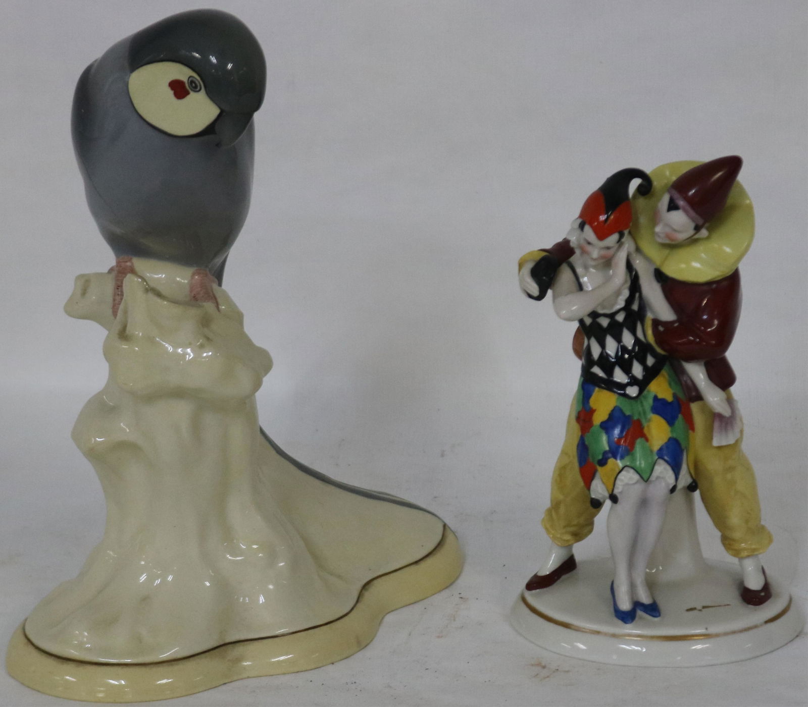 2 ART DECO FIGURES TO INCLUDE 9" GERMAN PORCELAIN (1 of 5)