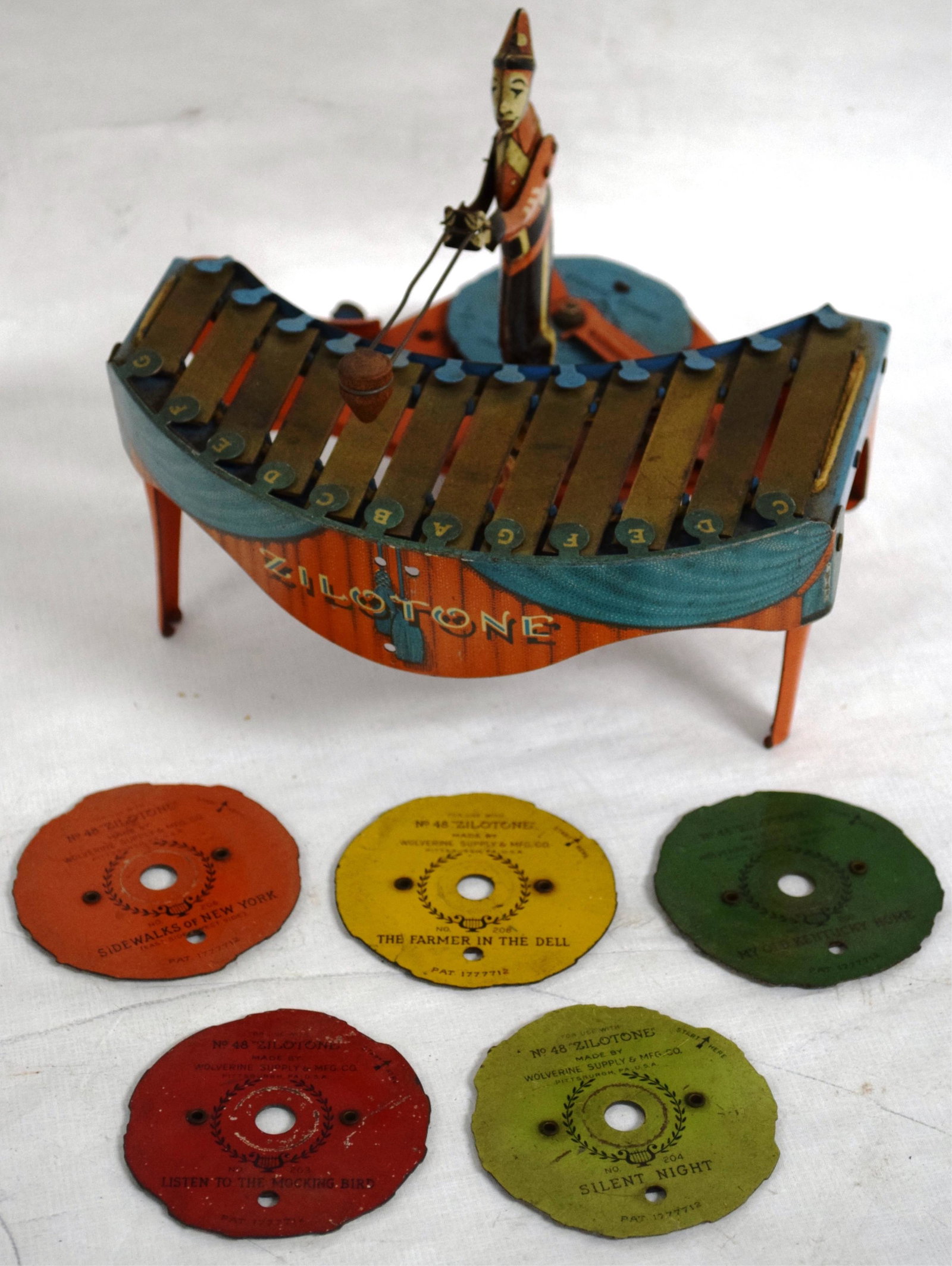 WOLVERINE ZILOTONE MUSICIAN WITH SIX DISCS: SEE PHOTO