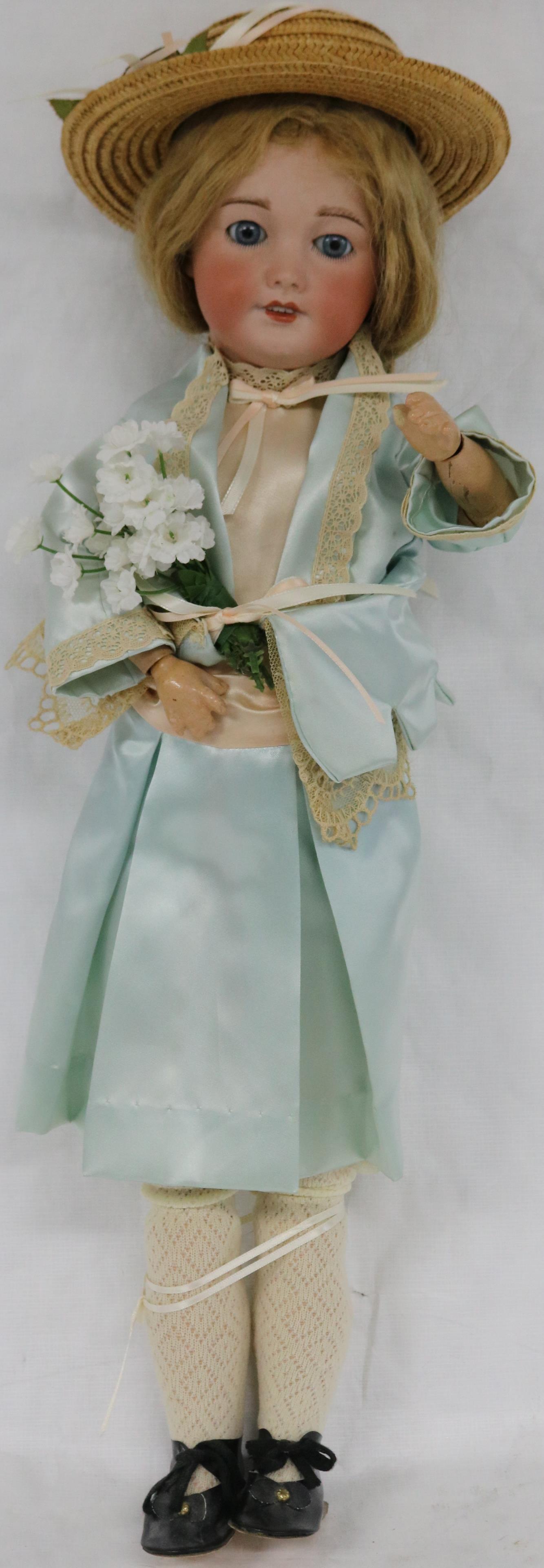 FRENCH BISQUE HEAD DOLL STAMPED LINIS FRANCE, THE (1 of 2)