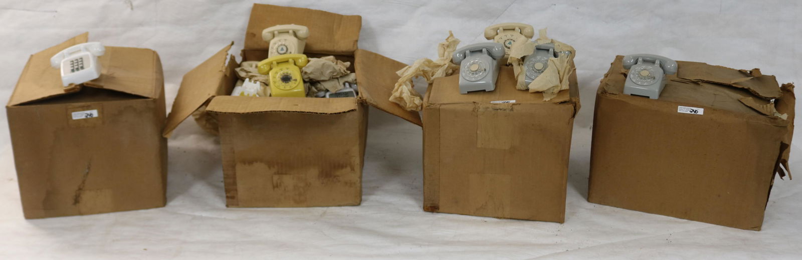 4 BOXES OF MINIATURE TELEPHONES, ORIGINALLY MADE (1 of 3)