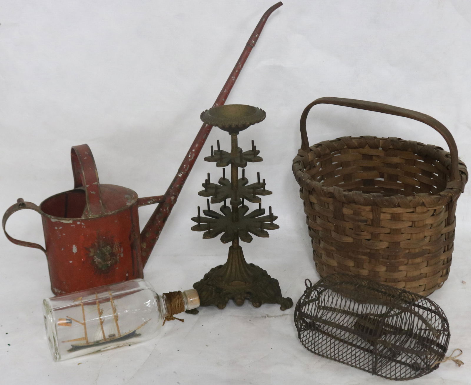 COLLECTION OF 5 PRIMITIVES TO INCLUDE RED (1 of 1)