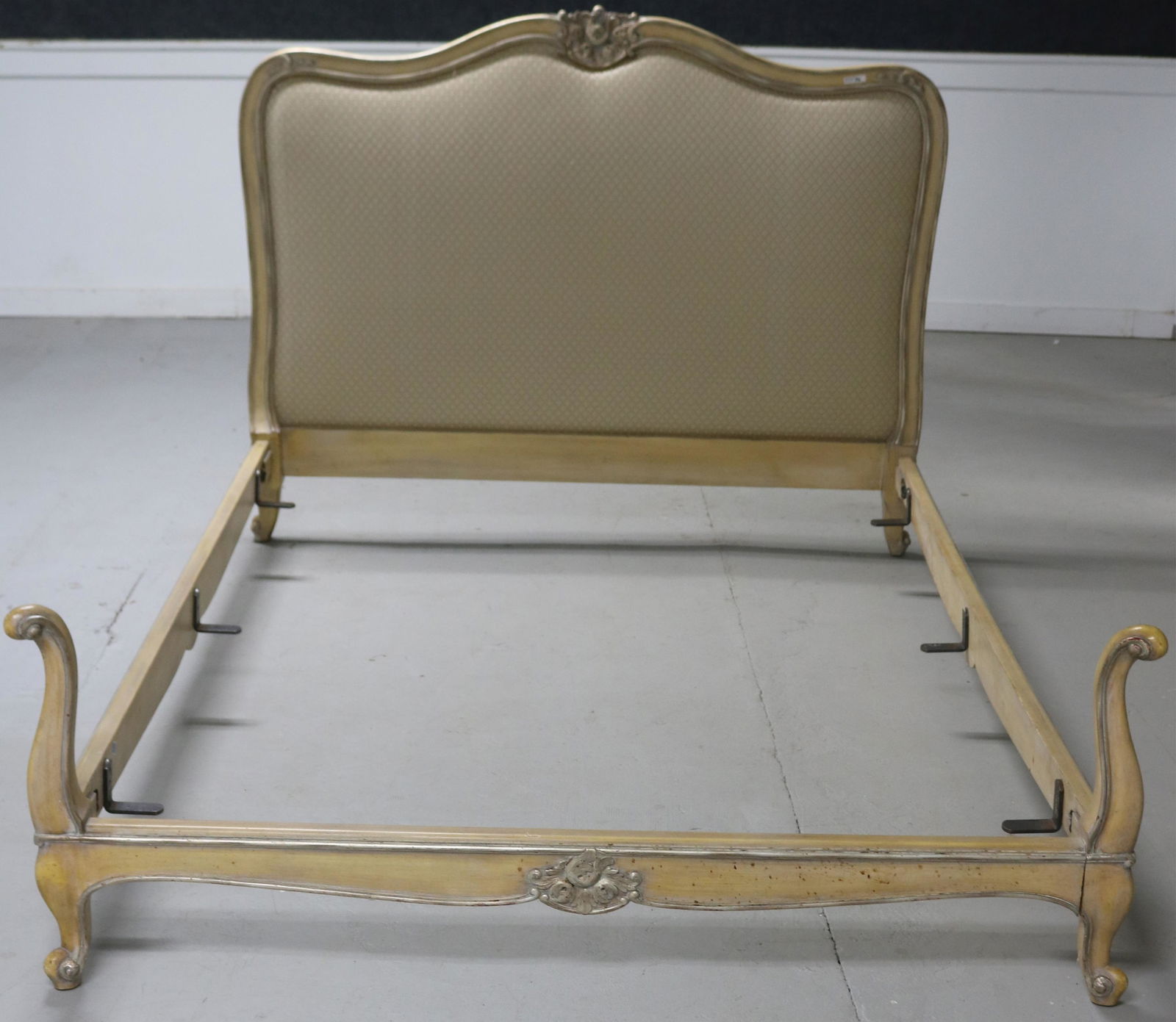 CUSTOM MADE FRENCH STYLE DOUBLE BED WITH (1 of 1)