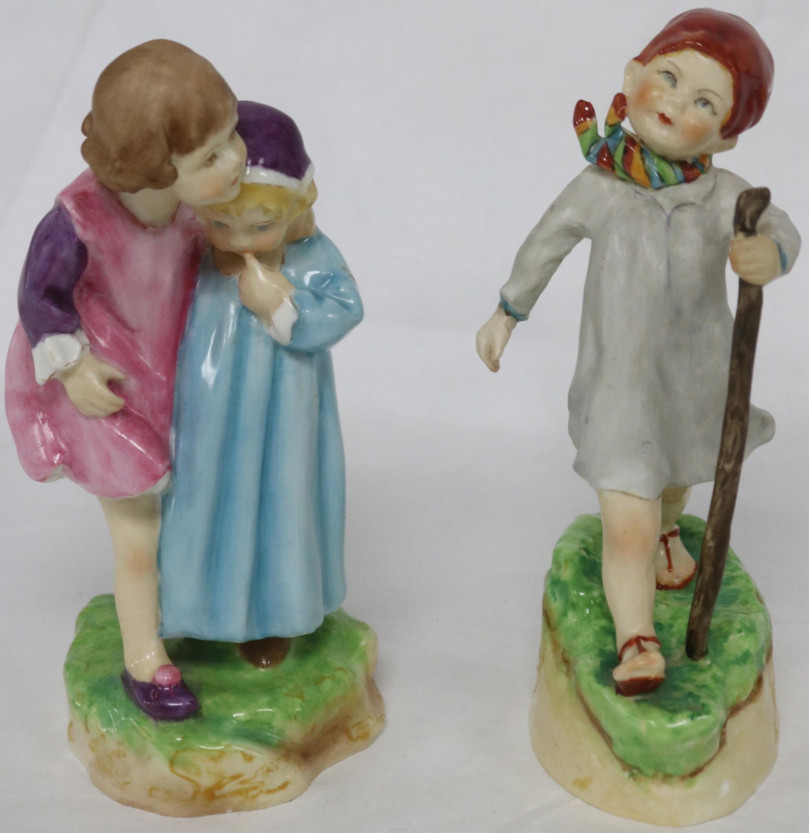2 ROYAL WORCESTER FIGURE, 1 ENTITLED "BABES IN THE (1 of 3)