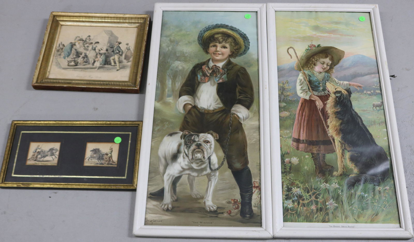 LOT OF 4 CHROMOLITHS & ENGRAVINGS TO INCLUDE (1 of 3)