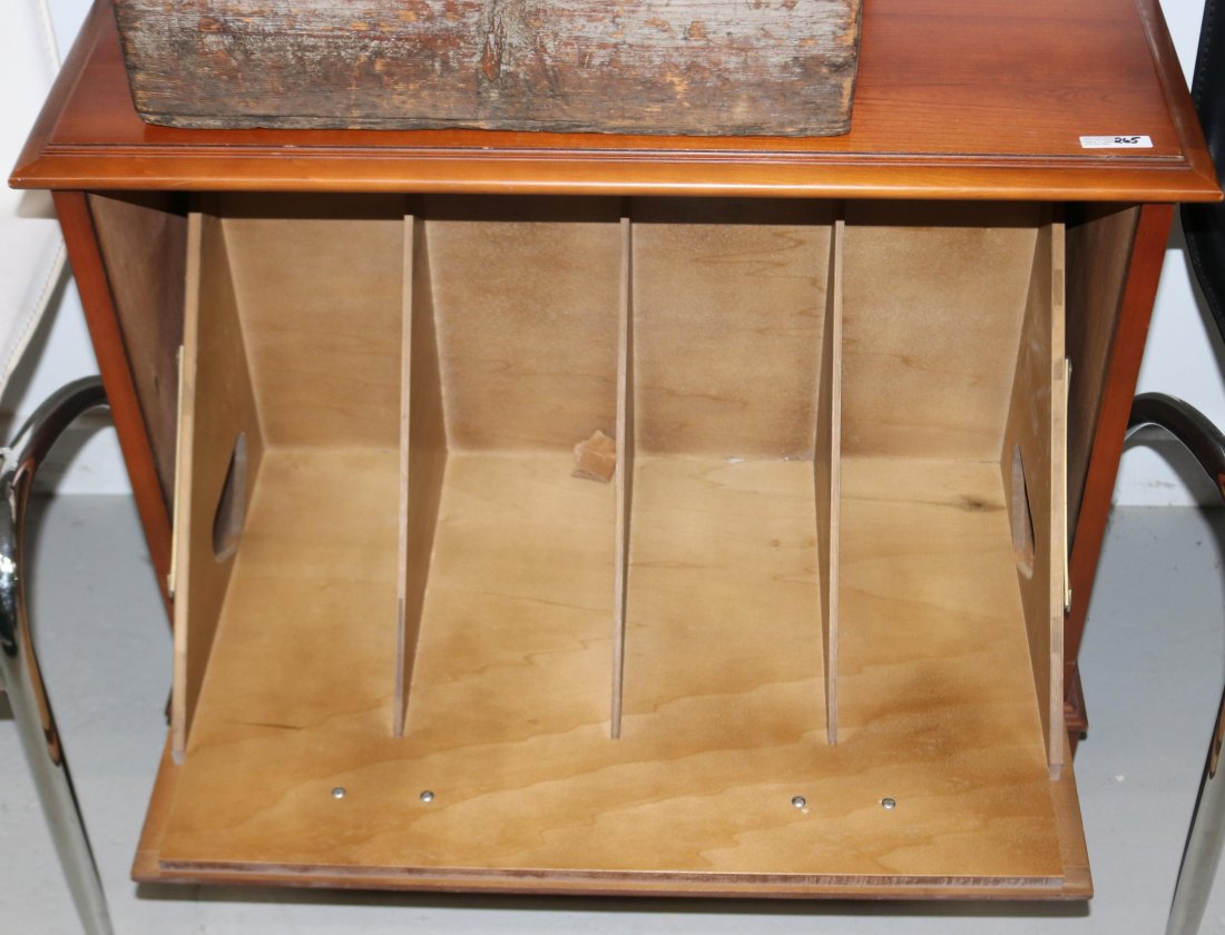 CHERRY FALL FRONT CHEST WITH FITTED BINS, (1 of 1)