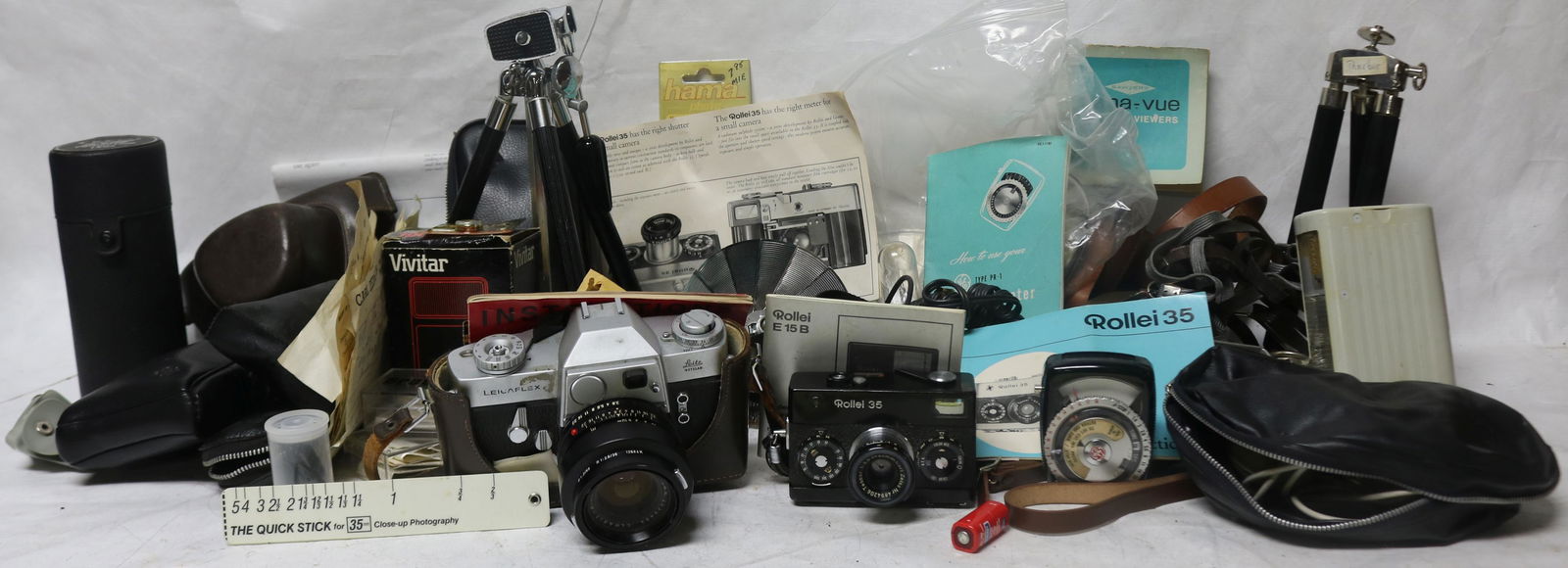 LEICA & ROLLEI CAMERA LOT, (1 of 6)