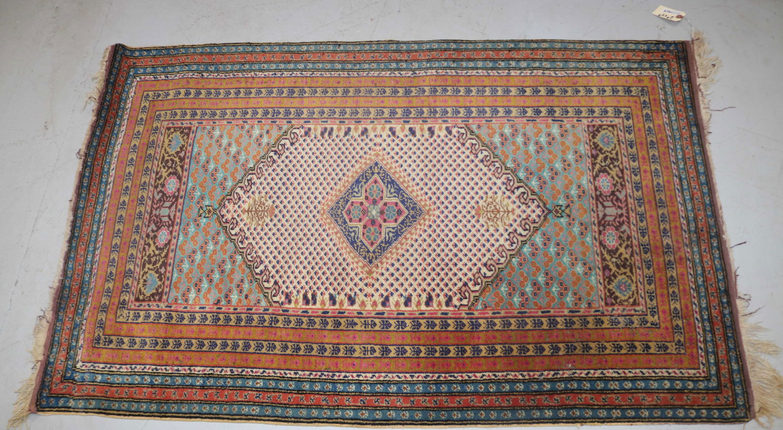 PERSIAN AREA RUG, 2' 10" X 4' 7", SHOWS SOME MOTH (1 of 1)