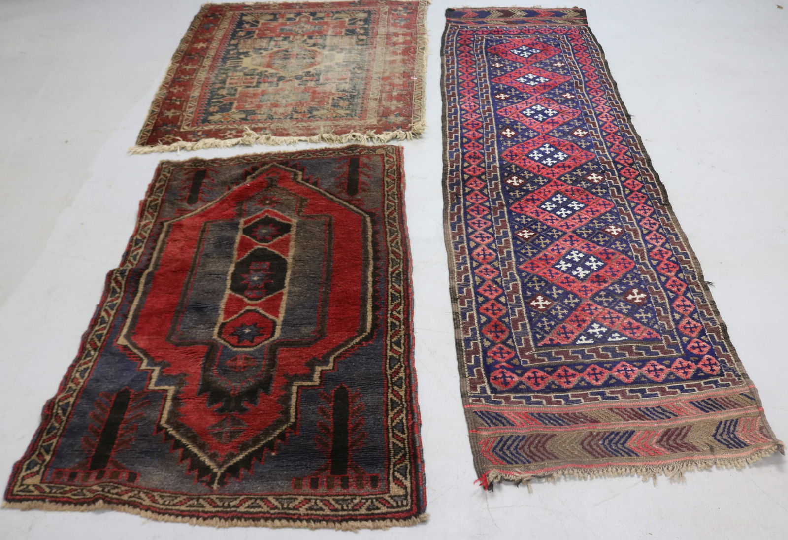 3 ORIENTAL RUGS, (1 of 2)