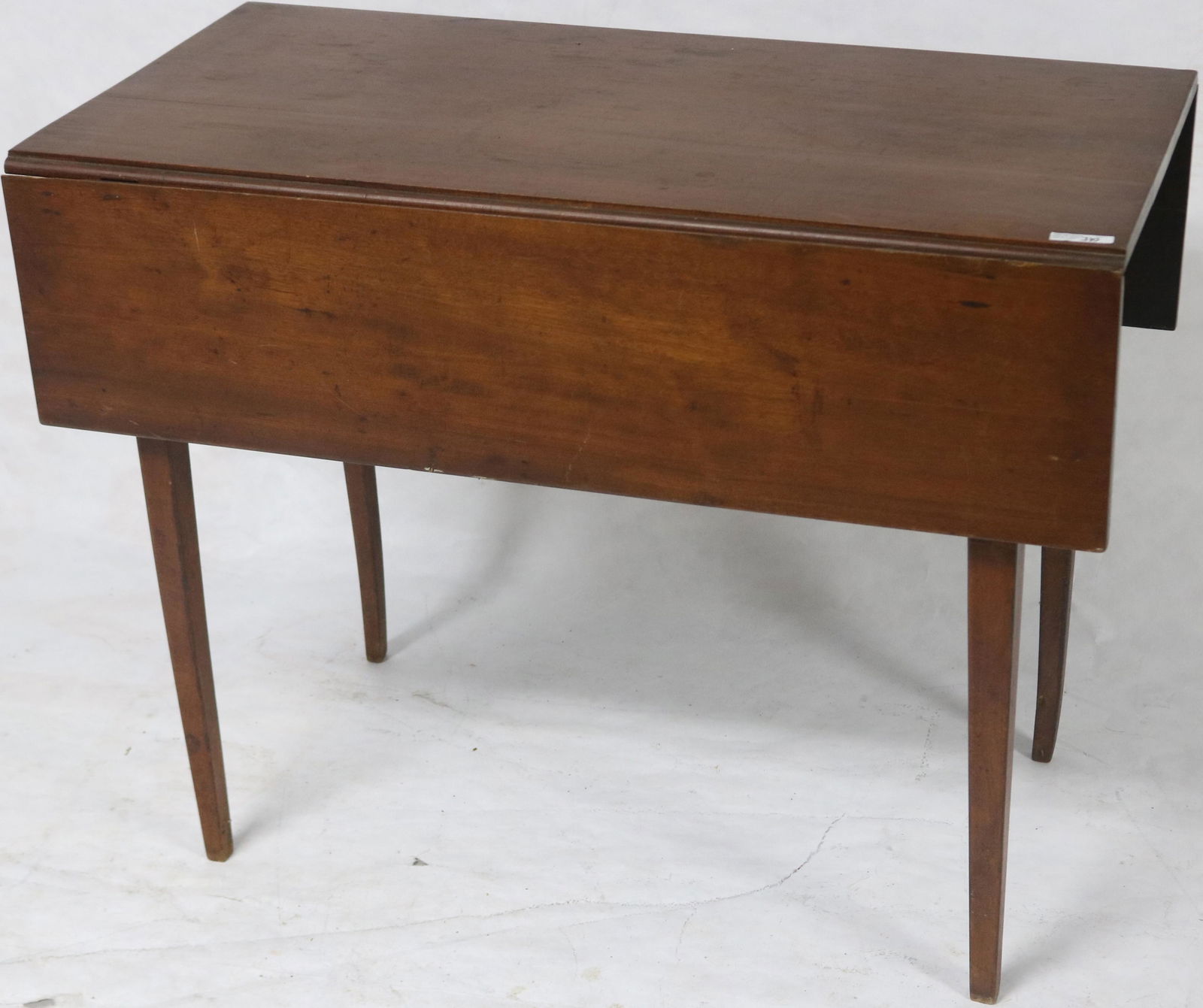 19TH C. HEPPLEWHITE DROP LEAF TABLE, PEGGED, (1 of 1)