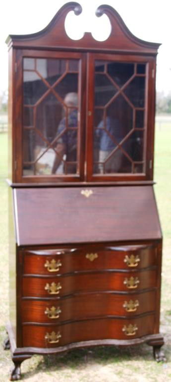 210 Custom Mahogany Governor Winthrop Secretary Desk Mar 19