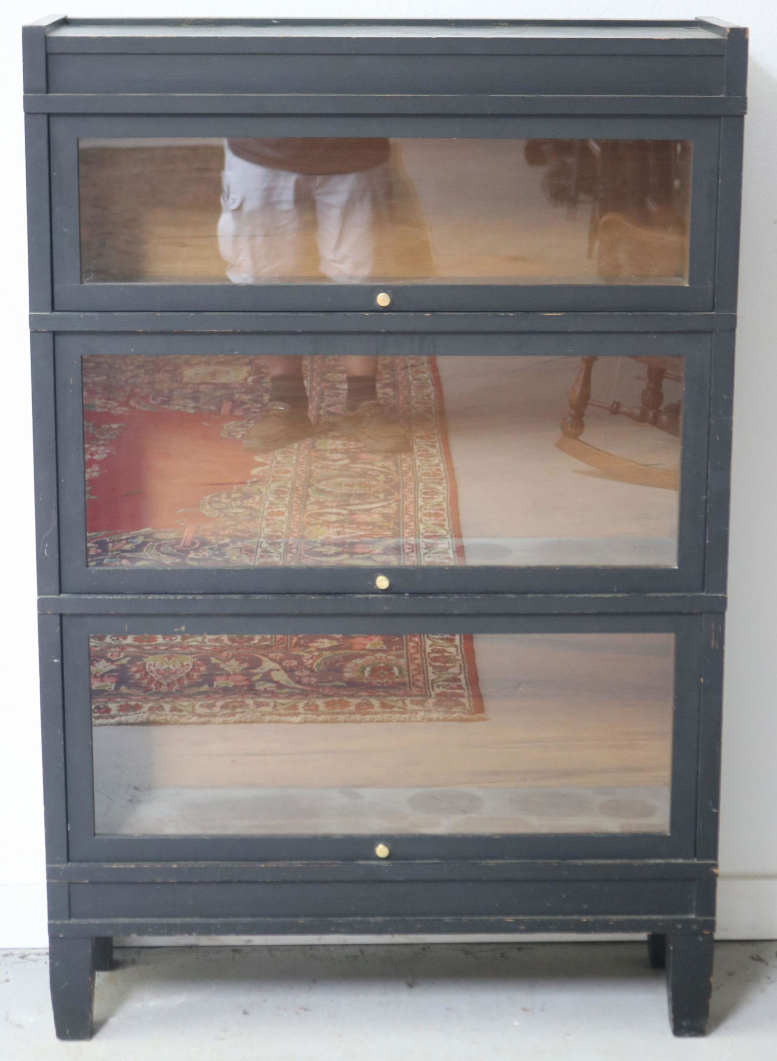 DARK FINISH OAK 3 STACK BOOKCASE, 52 1/2" H, 34 (1 of 1)