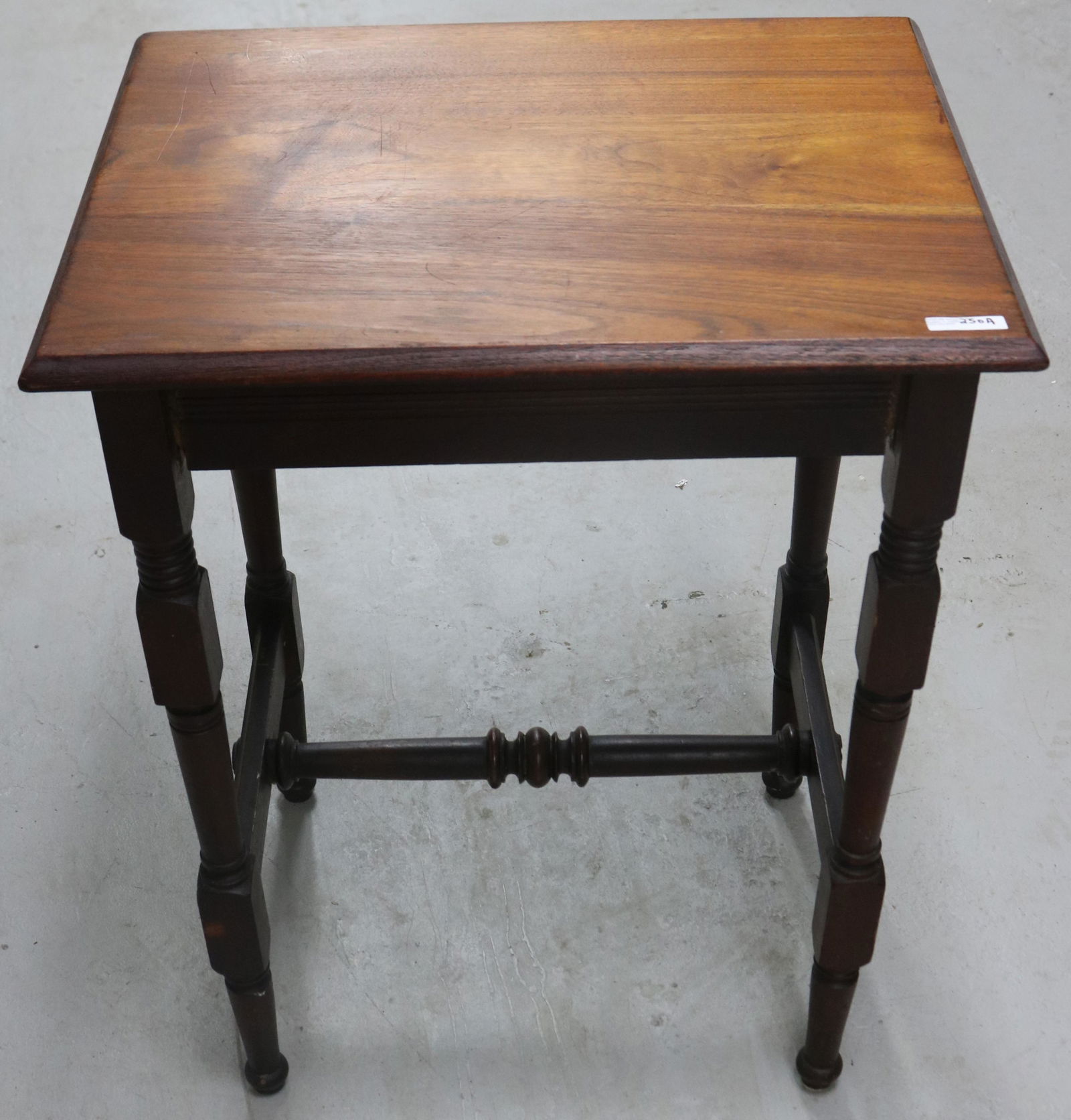 VICTORIAN WALNUT TABLE WITH STRETCHER BASE, (1 of 1)