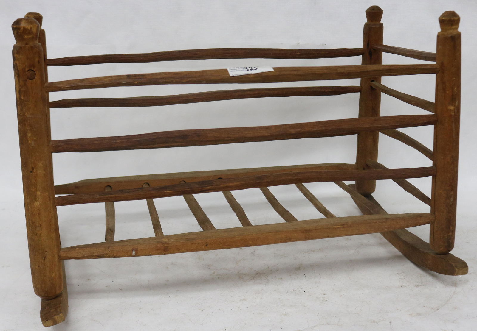 PRIMITIVE WOOD DOLLS, ROCKING CRADLE, PRIMITIVE (1 of 1)