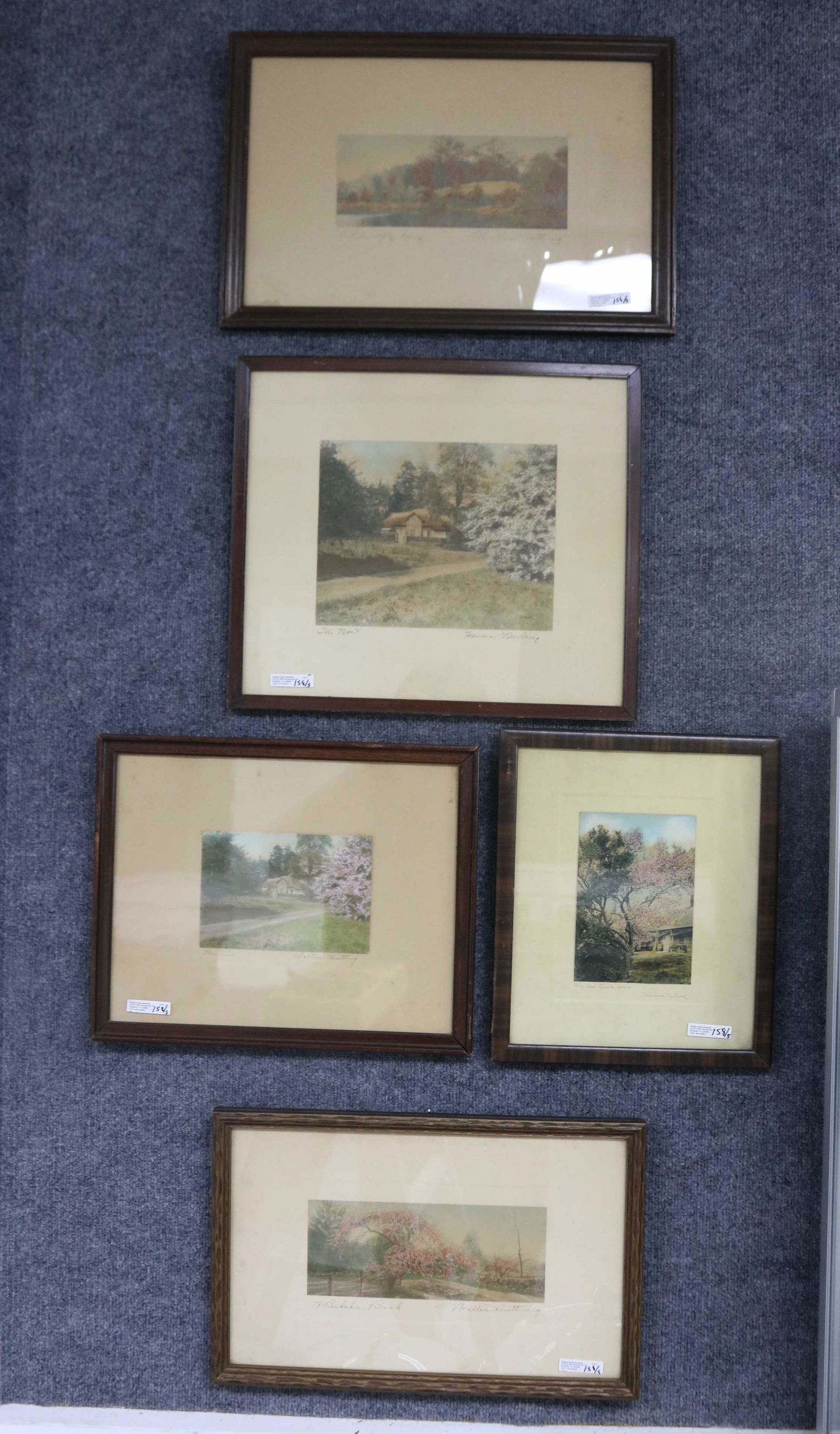 FIVE WALLACE NUTTING HAND COLORED PHOTOS (1 of 7)