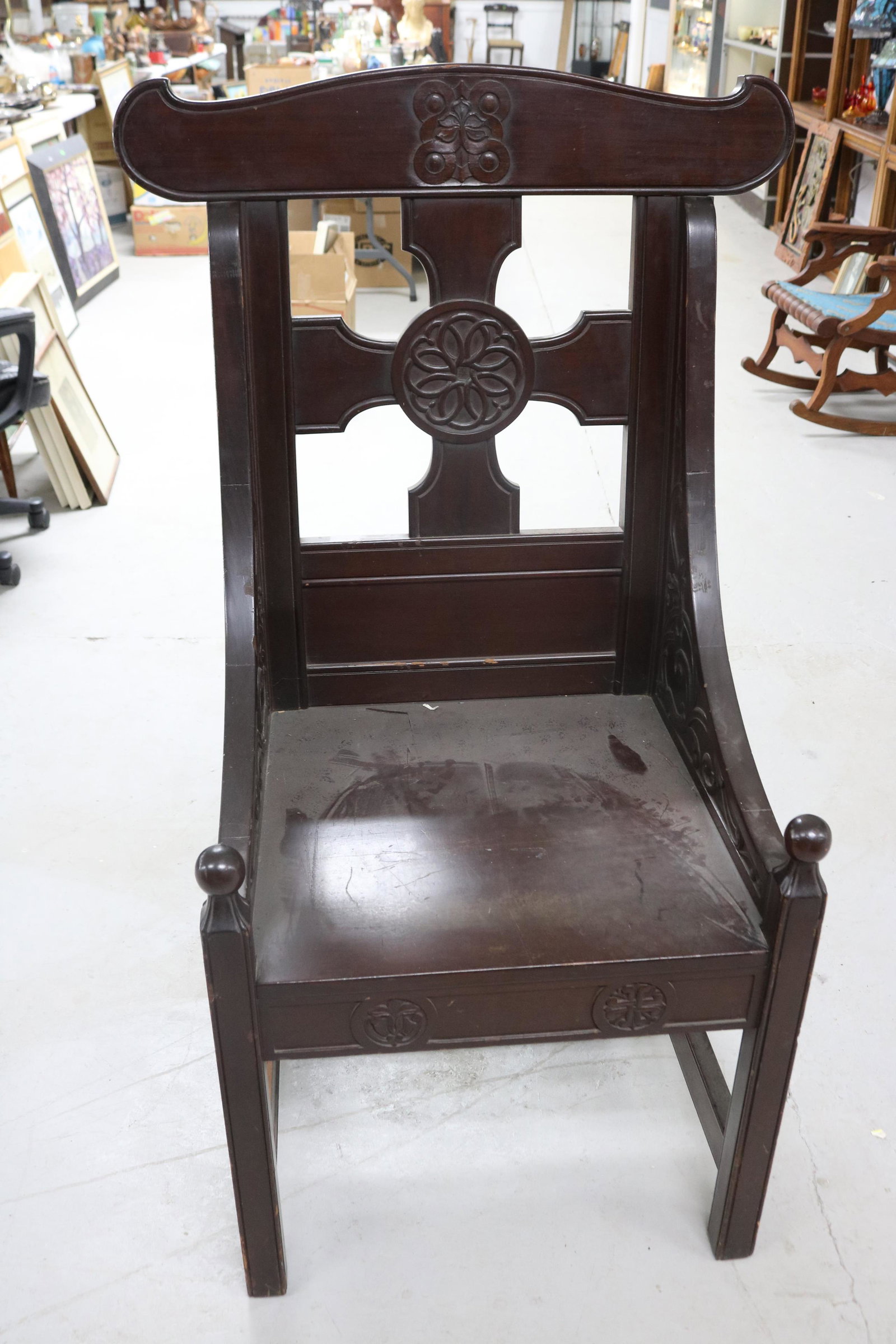 UNUSUAL SOLID MAHOGANY (1 of 4)