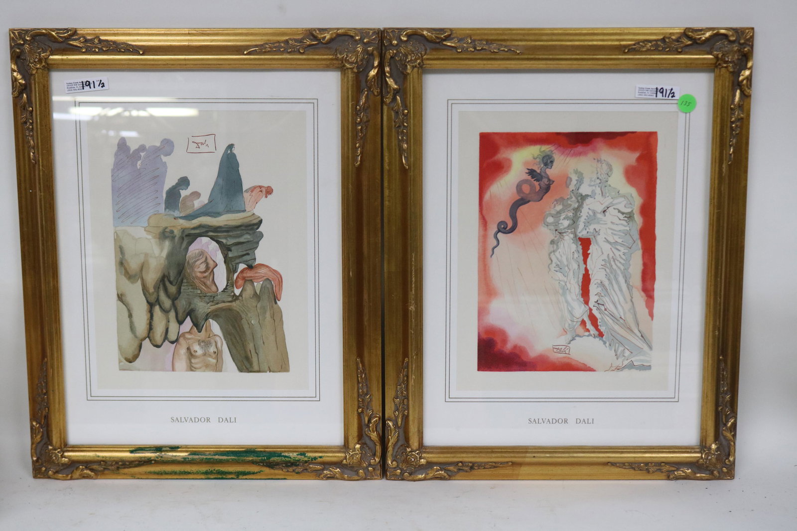 TWO SALVADOR DALI PRINTS (1 of 3)