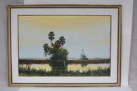OIL ON BOARD BY HAROLD NEWTON (AMERICAN 1954-2009)