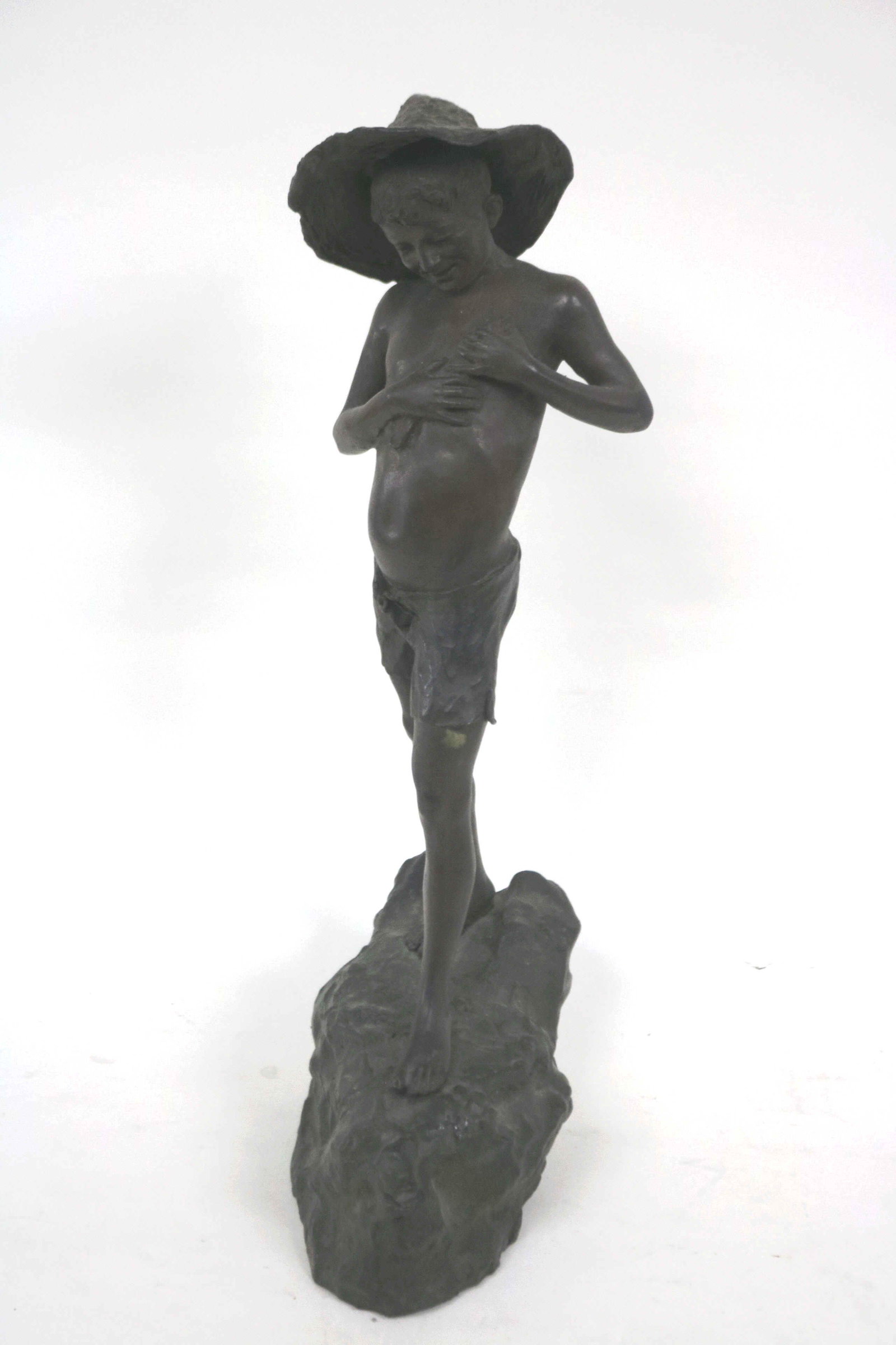 LATE 19TH CENT BRONZE FIGURE (1 of 5)
