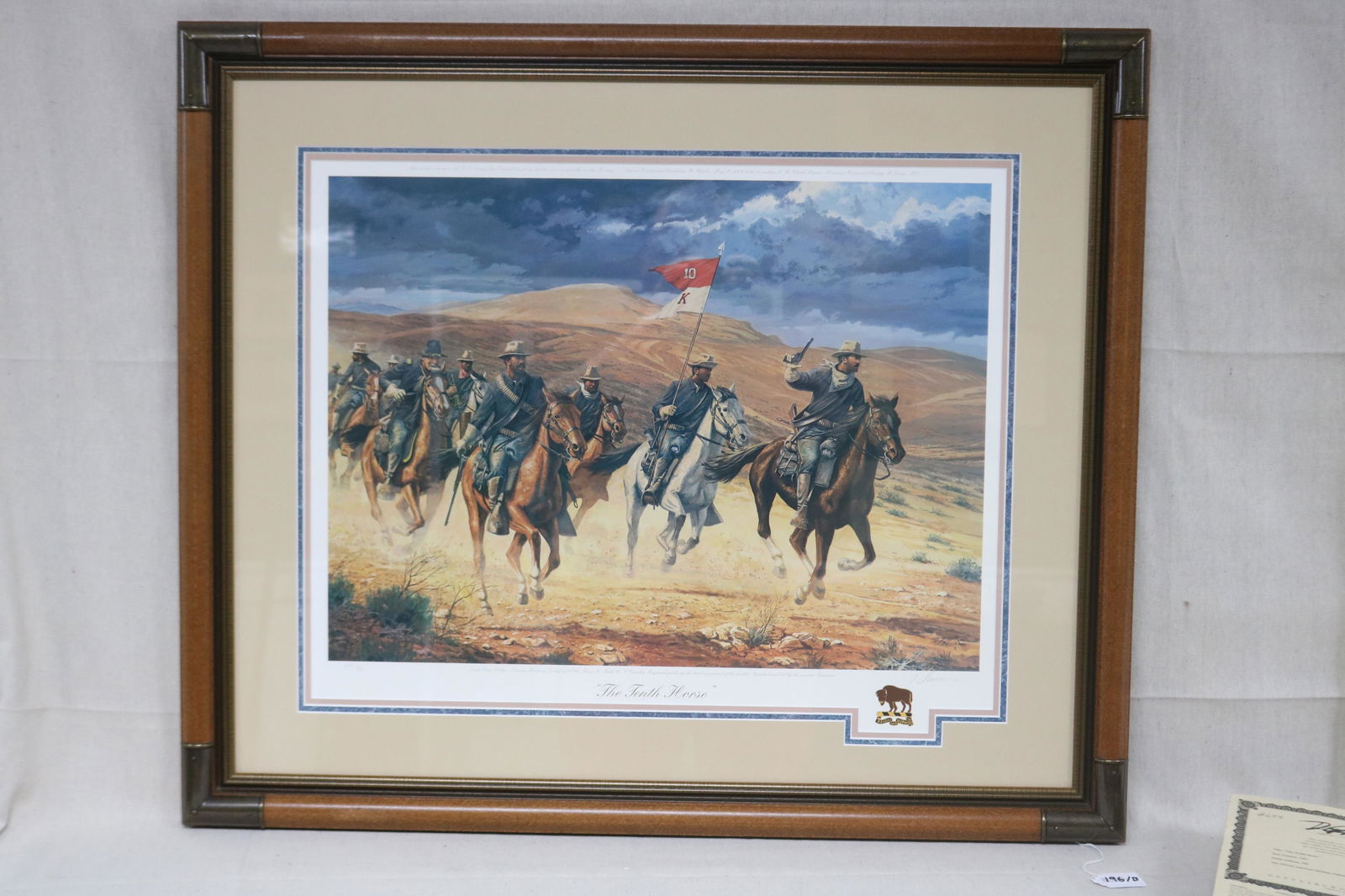 FRAMED AND GLAZED LITHOGRAPH (1 of 5)