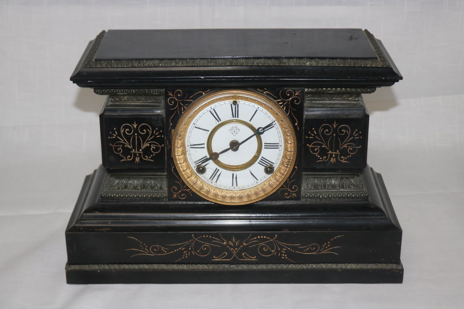 ANSONIA MARBLE MANTEL CLOCK (1 of 3)